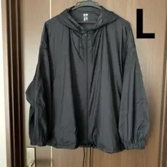 ユニクロ セオリー ポケッタブル ナイロン ジャケット L ブラック