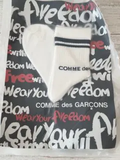 COMME des GARCONS コムデギャルソン Socks 白 Mのサムネイル