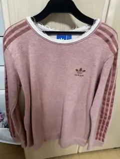 adidasトレーナーピンク
