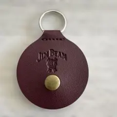 JIM BEAM レザー調 コインケース キーホルダー