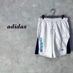 アディダス ラッシュガード ハーフパンツ ロゴ ホワイト M 3503