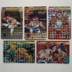カードダス　ストリートファイター　キラ　５枚セット