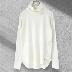 レジューヴ タートルネック 長袖 カットソー ワンポイント テールカット ロンT