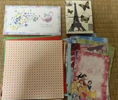 メモ用紙セット ディズニープリンセス・折り紙