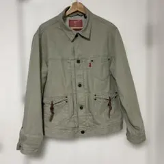 Levi's RED デニムジャケット ベージュ Mサイズのサムネイル