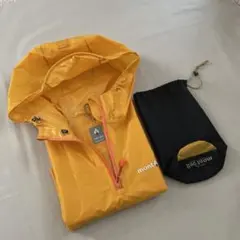 モンベル トレッキング レインポンチョ Kid's 110-140 イエロー