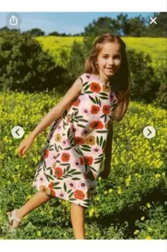 UNIQLO x Marimekko ノースリーブワンピース 花柄　160のサムネイル