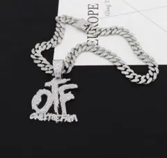 king von着用　　OTFシルバーネックレス