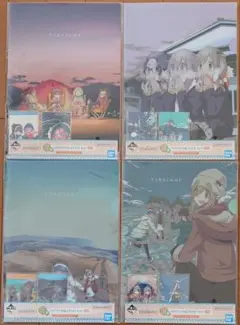 ゆるキャン　一番くじ　クリアファイル＆ステッカーセットのサムネイル