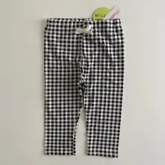 ギンガムチェックパンツ レギンス オーガニックコットン　西松屋 (110) 新品