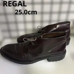 REGAL/リーガル/チャッカブーツ/ブラウン/レザー/25/pigeon