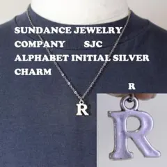 J】イニシャル ネックレス チャーム シルバー SJC サンダンス 925 