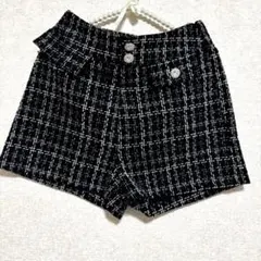 GRL ツイード柄 ビジュー付き ショートパンツ Mサイズ