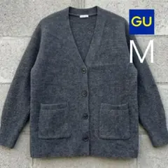 GU 퍼피 터치 오버 사이즈 가디건 긴팔