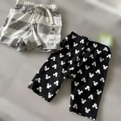 新品タグ付き　ベビー用パンツ 2点セット 80cm GAP ミッキー