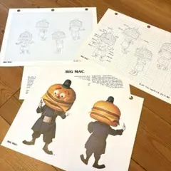 83年　ビッグマックポリス　マクドナルド　ポスター　セット　Setmakersのサムネイル