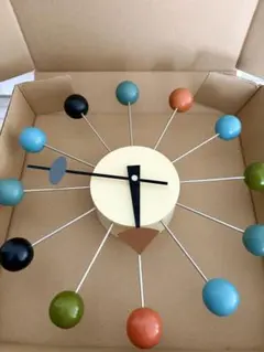 ボール・クロック ジョージネルソン リプロダクト品 マルチカラーのサムネイル