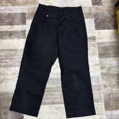 【ジョンブル】ブラック チノパン ストレートカット