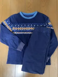 フリース　UNIQLO キッズ パジャマ　M上下セット 130