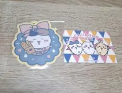 ちいかわベーカリー　クリスマス　ノベルティ　オーナメントステッカー　ハチワレ