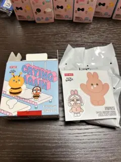 CRYBABY Crying Againシリーズ ぬいぐるみ バッチ うさぎ