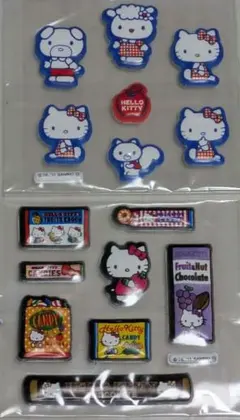 HELLO KITTY ぷっくりシール 2枚セット