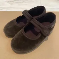 Cienta / ベロア バレエ シューズ　ブラウン26