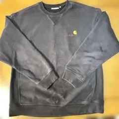 カーハート　AMERICAN SCRIPT SWEAT 黒　 サイズXL