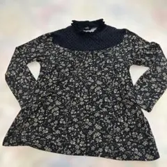 Refixan 長袖 カットソー 花柄 レース M