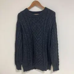 L.L.Bean フィッシャーマンニット アランニット アイルランド製 XL