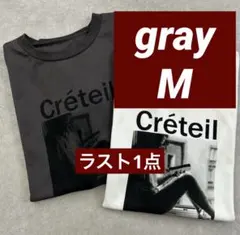 ラスト1点Mサイズ新品しまむらrumiフォトプリントTシャツ Créteil