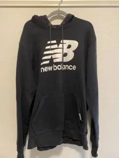 new balance ダークグレー パーカー Lサイズ