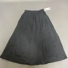 新品タグ付　SHOO LA RUE グレー プリーツロングスカート サイズF