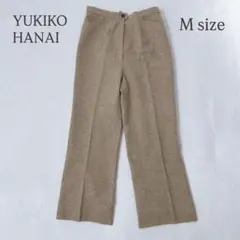 雪子花呢 直筒褲 M 日本製造 羊毛 熨燙中線 春季