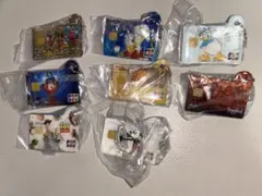 ディズニーJCBカード ミニチュアメタルチャーム 8種シークレット含むセミコンプ