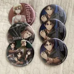 進撃の巨人 USJ 缶バッジ 6個セット