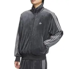 adidas トラックジャケット ジャージ グレー 新品 M 正規品 タグ付