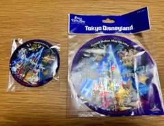 Disney ステッカー&缶バッジセット