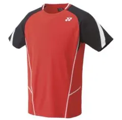 【新品】ヨネックス YONEX ゲームシャツ 10548 レッド XL 刺繍ロゴ