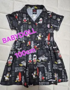 BABYDOLL ワンピース 100cm ミッキー ミニー ディズニー 子供服