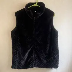 ブラックフリースベスト M-Lサイズ