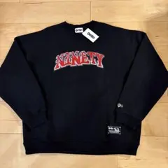 9090 スウェット　ポケモン コラージュ ロゴ M ブラック