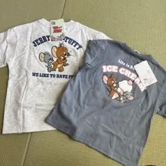 サガラ刺繍トムとジェリー Tシャツ 2枚セット140
