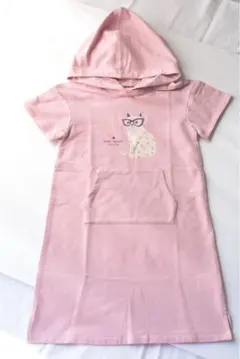 ケイトスペードニューヨーク　ワンピース　猫プリント　フード付き130cm 未着用