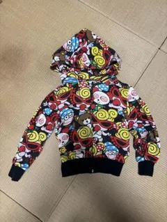 値下げヒスミニ総柄パーカー　ヒステリックミニ 110サイズ