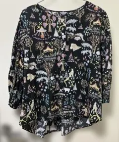 アルベロベロ Tシャツ 半袖 総柄 動物 馬 チュニック - メルカリ