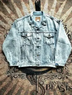 US古着 OLD GAP USA製 ケミカルウォッシュデニムジャケット