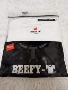Hanes BEEFY-T クルーネックTシャツ ホワイト L