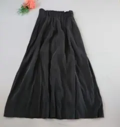 k586♥CAPRICIEUX LE'MAGE フレア ロングスカート 黒 F