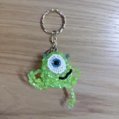 ディズニー モンスターズインク マイク キーホルダー ビーズ